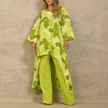 Load image into Gallery viewer, Casual Loose plus Size Print Irregular Long Sleeve Suit