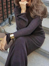 Load image into Gallery viewer, Holiday Style Knitted Hollowed-Out Dress &amp; Vest Set