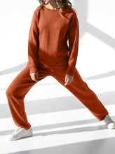 Load image into Gallery viewer, Women&#39;s 2 piece Knit loungewear set with joggers pants