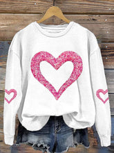 Load image into Gallery viewer, Women's Valentine's Day Printed Long Sleeve Sweatshirt