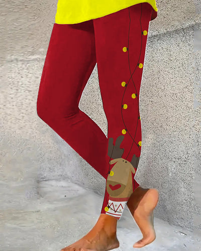 Women's Christmas Style Print Leggings