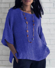 Load image into Gallery viewer, Women&#39;s Casual Summer Linen Shirts Tops