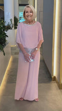 Load image into Gallery viewer, Plus Size Pink Sequin Spinning Tunic Suit
