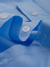 Load image into Gallery viewer, Men's Summer Breathable Double Pocket Solid Color Casual Short Sleeve Shirt