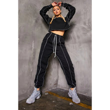 Load image into Gallery viewer, Casual Crop Top And Pants Sports Suit