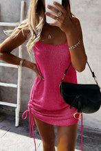 Load image into Gallery viewer, Fashion Sleeveless Lace-up Woolen Dress