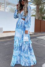 Load image into Gallery viewer, Oceans of Love Cutout Maxi Dress