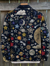 Load image into Gallery viewer, Vintage Star Pattern Art Print Casual Denim Jacket