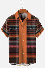 Load image into Gallery viewer, Wearshes Ethnic Gradient Short Sleeve Shirt