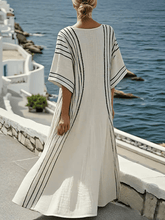 Load image into Gallery viewer, Women'S Contrast Striped Dress