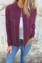 Load image into Gallery viewer, Casual Round Neck Zipper Thin Jacket (Buy 2 Free Shipping)