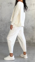 Load image into Gallery viewer, Casual Round Neck Long Sleeve Two Piece Suit
