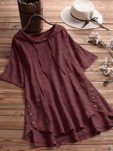 Load image into Gallery viewer, Women&#39;s Loose Casual Cotton Linen Dress