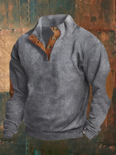 Load image into Gallery viewer, Men&#39;s Vintage Western Stand Collar Sweatshirt