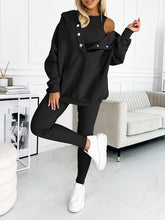 Load image into Gallery viewer, Hooded Casual and Comfortable Sweatshirt Suit