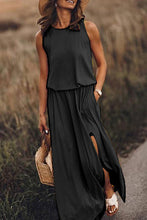 Load image into Gallery viewer, Giselle Loose Fit Slit Maxi Dress