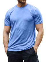 Load image into Gallery viewer, Men's Cotton Basic Casual Versatile Everyday Short-sleeved T-shirt