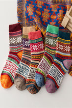Load image into Gallery viewer, Ethnic Knitted Thick Needle Retro Socks