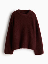 Load image into Gallery viewer, Oversized Mohair-Blend Sweater Skirt Set