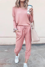 Load image into Gallery viewer, Comfy T-shirt&amp;Pants Two Pieces Set