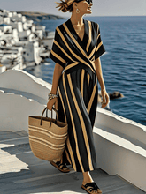 Load image into Gallery viewer, Women'S Loose Striped Print Dress