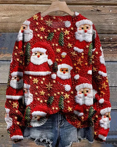 Women's Vintage Christmas Style Sweater