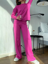 Load image into Gallery viewer, Women's Solid Color Knitted Two-piece Suit