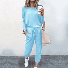 Load image into Gallery viewer, Comfy T-shirt&amp;Pants Two Pieces Set