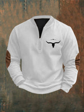 Load image into Gallery viewer, Men's Vintage Western Zip-Up Top