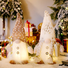 Load image into Gallery viewer, Christmas Decoration Plush Hat With Light Decoration