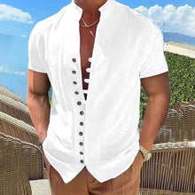 Load image into Gallery viewer, Men&#39;s Casual Button Down Short Sleeve Shirt