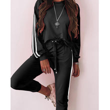 Load image into Gallery viewer, Ladies Fashion Loose Round Neck Long Sleeve Casual Suit