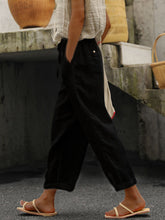 Load image into Gallery viewer, Women's Pure Color Elegant Casual Cotton Pants
