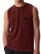 Load image into Gallery viewer, Hawaii Beach Pocket Coconut Print Vest