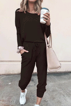 Load image into Gallery viewer, Comfy T-shirt&amp;Pants Two Pieces Set