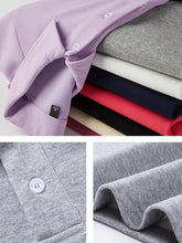 Load image into Gallery viewer, Men's Solid Color Comfortable Cotton Casual Daily Raglan Short-sleeved Polo Shirt