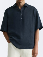 Load image into Gallery viewer, Men's Comfortable Casual Half-Button Short Sleeve Shirt