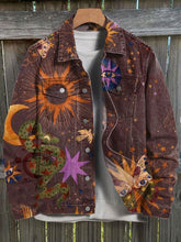 Load image into Gallery viewer, Vintage Print Casual Denim Jacket