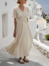 Load image into Gallery viewer, Women'S Loose Striped Print Dress