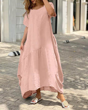 Load image into Gallery viewer, Casual Loose Plus Size Linen Maxi Dress