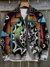 Load image into Gallery viewer, Vintage Print Casual Denim Jacket