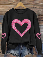 Load image into Gallery viewer, Women's Valentine's Day Printed Long Sleeve Sweatshirt
