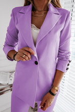 Load image into Gallery viewer, Elegant Solid Buttons Turn-back Collar Outerwear(10 Colors)