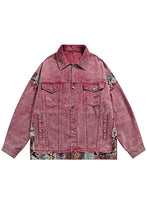 Load image into Gallery viewer, Vintage Patchwork Loose Pocket Denim Jacket