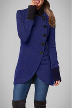 Load image into Gallery viewer, Elegant College Solid Buttons POLO collar Outerwear(5 Colors)