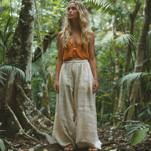 Load image into Gallery viewer, Women's Casual Bohemia Linen Style Long Trousers Pants