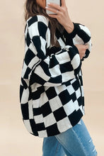 Load image into Gallery viewer, Casual Plaid Contrast Cardigan Collar Outerwear(3 Colors)