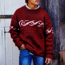 Load image into Gallery viewer, Vintage Mens Surf Jacquard Knit Sweater