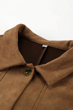 Load image into Gallery viewer, Casual Street Solid Color Pocket Buttons Turndown Collar Outerwear