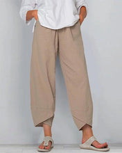 Load image into Gallery viewer, Solid Color Elastic Waist Casual Pants For Women